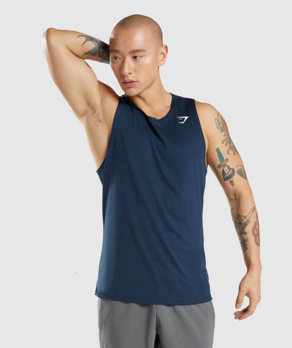 Panske Tielko Gymshark Arrival Námornícka Modrá | PV9145267